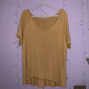 Yellow Striped Soft & Sexy AE Shirt
